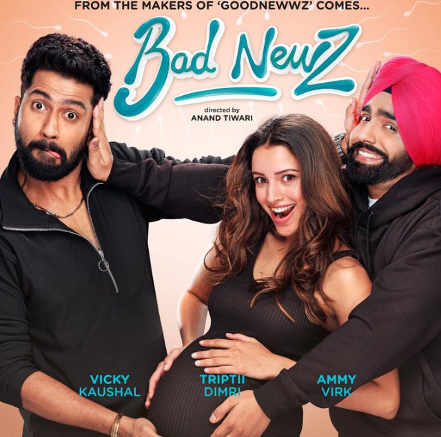 Bad Newz (2024) Movie: Release Date, Star Cast, Trailer, and Review.