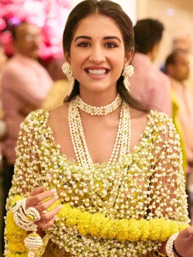 Radhika Merchant’s Haldi Highlights Pictures.